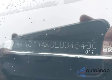 2020 Toyota Camry Le from USA, damaged, VIN 4T1C11AK0LU345490